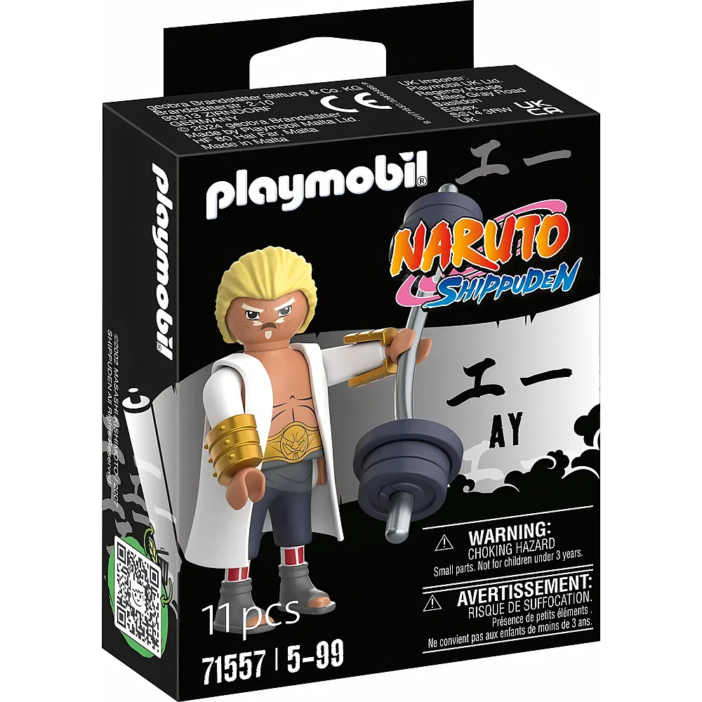 PLAYMOBIL Naruto Shippuden Fourth Raikage Ay 71557