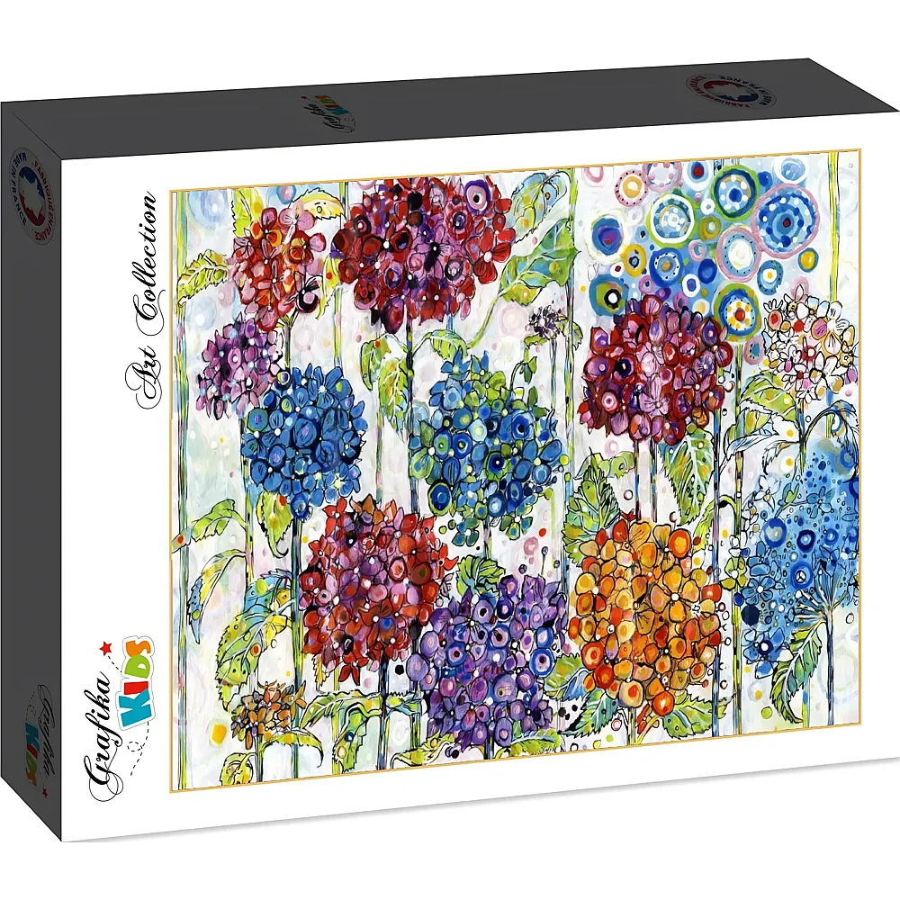 Grafika Puzzle Art Collection Grafika Kids Sally Rich - Summer Hydrangeas - 12 Teile