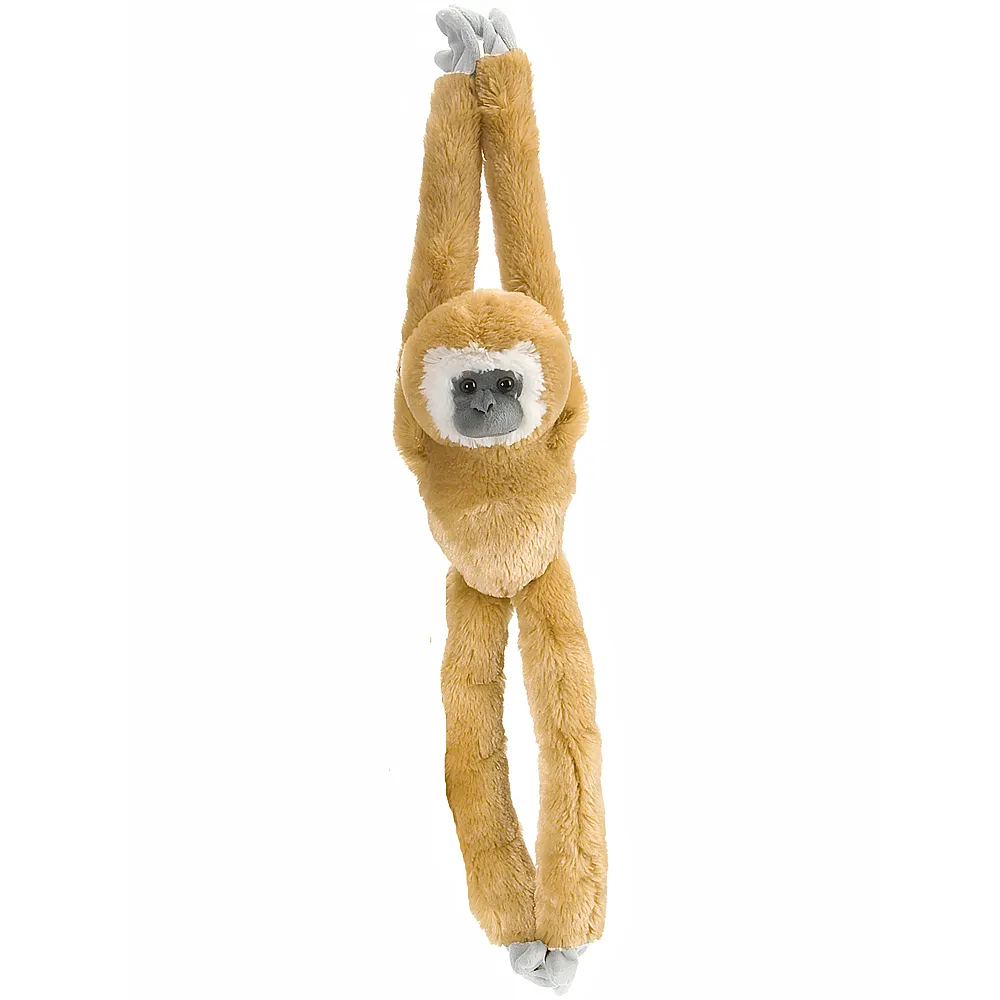 meinspielzeug - Wild Republic Hanging Monkeys Weisshandgibbon - 50 cm | Affen Pl�sch
