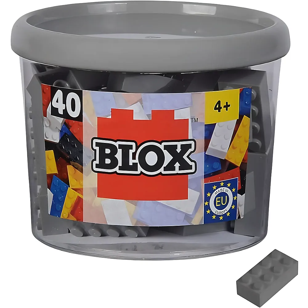 Androni Blox 40 graue 8er Steine in Dose