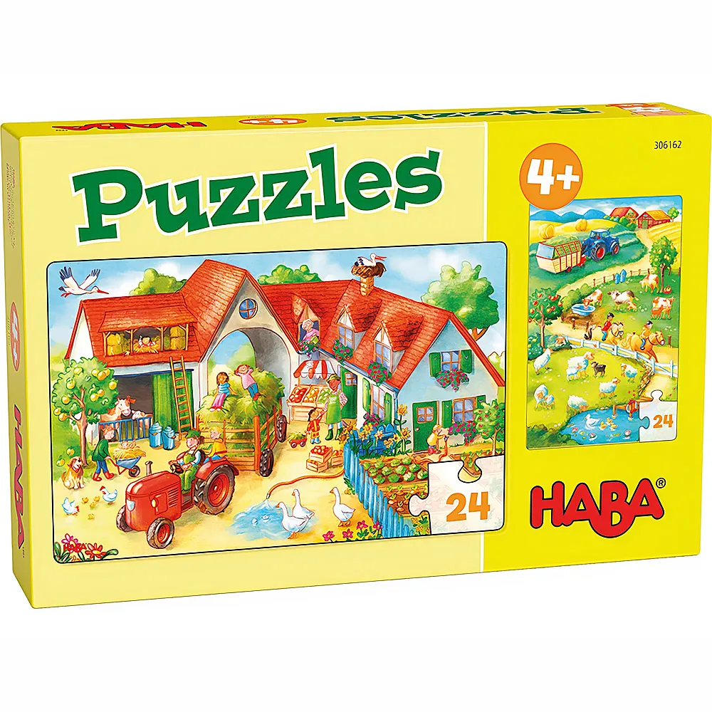 HABA Puzzles Bauernhof 2x24