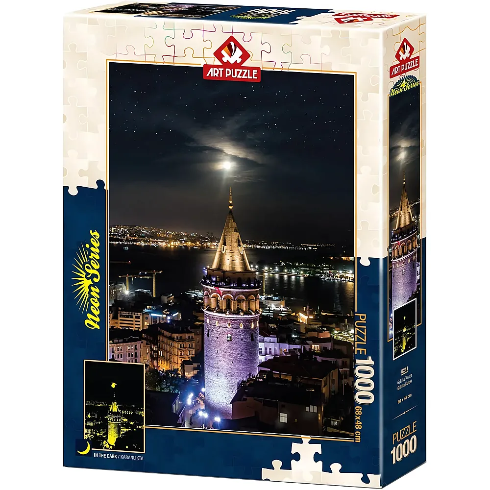 Art Puzzle Neon Puzzle - Galata Tower - 1000 Teile
