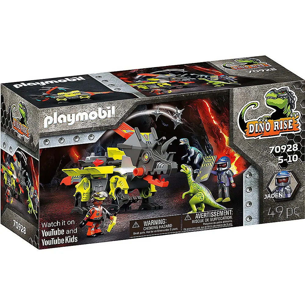 PLAYMOBIL Dino Rise Robo-Dino Kampfmaschine 70928