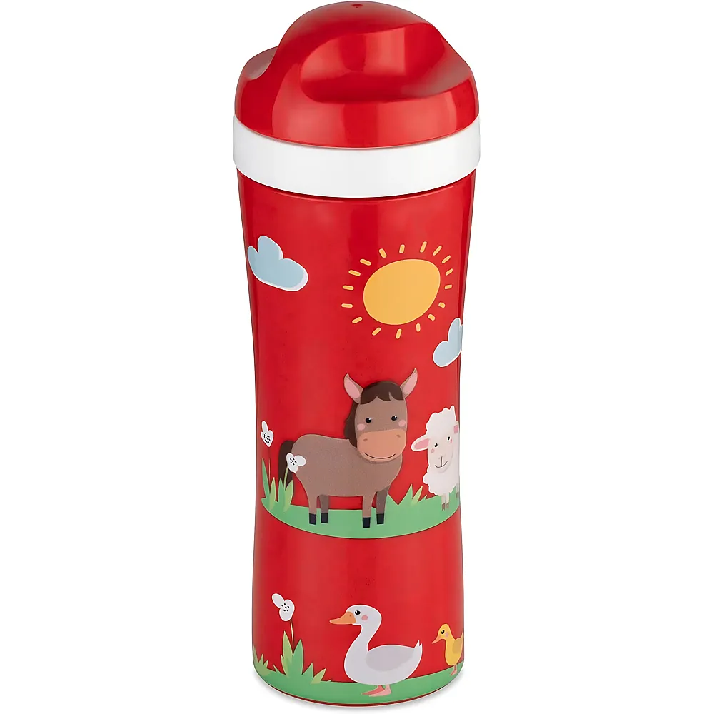 meinspielzeug - Koziol Trinkflasche Bauernhof 425ml | Essen & Trinken
