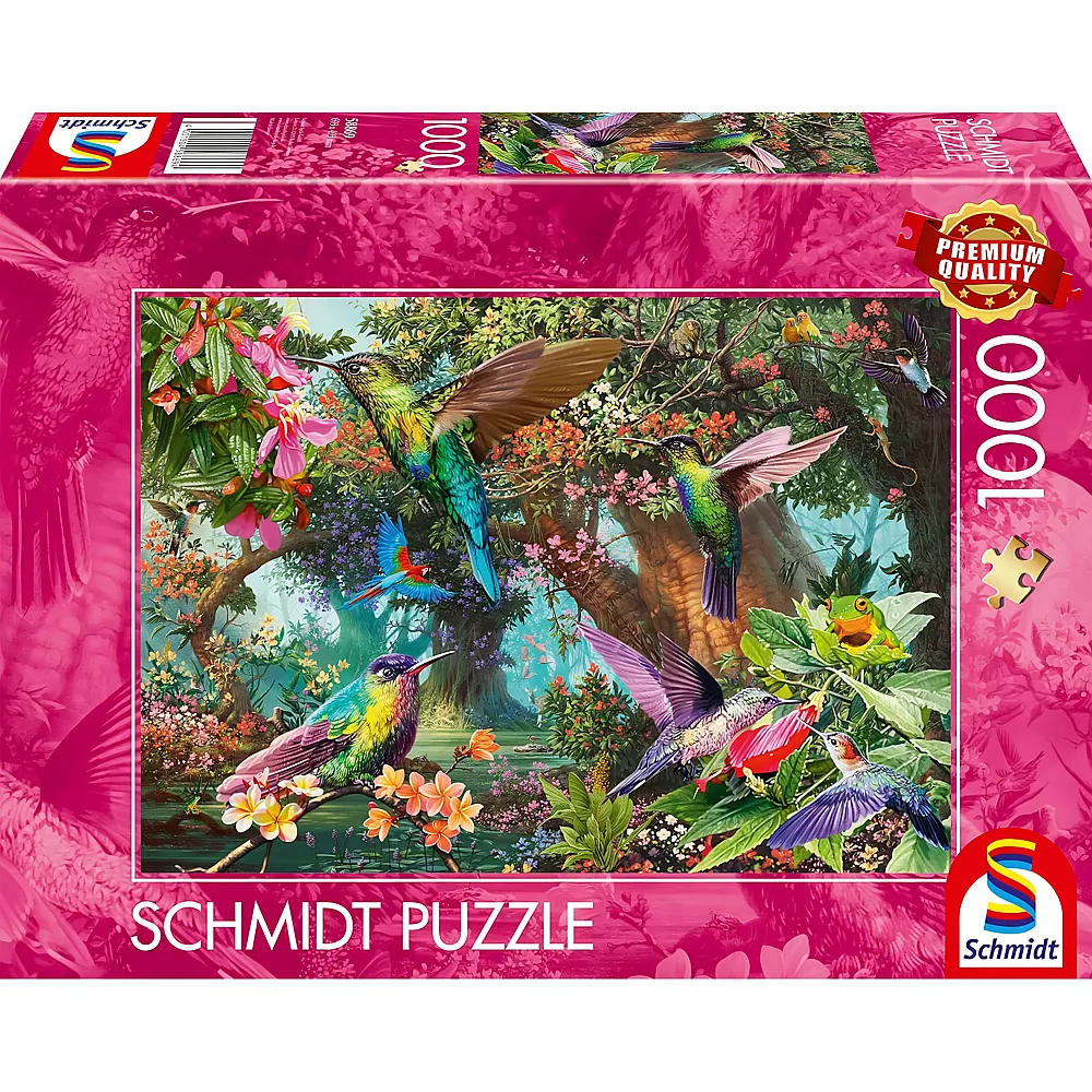 Schmidt Puzzle Farbenspiel der Kolibris 1000Teile