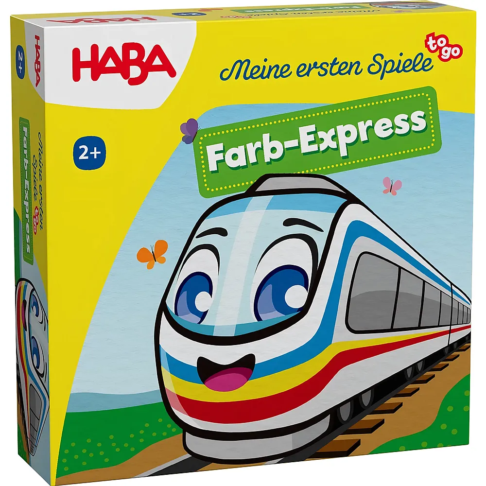 HABA Meine ersten Spiele Farb-Express - Wer baut den l�ngsten Zug