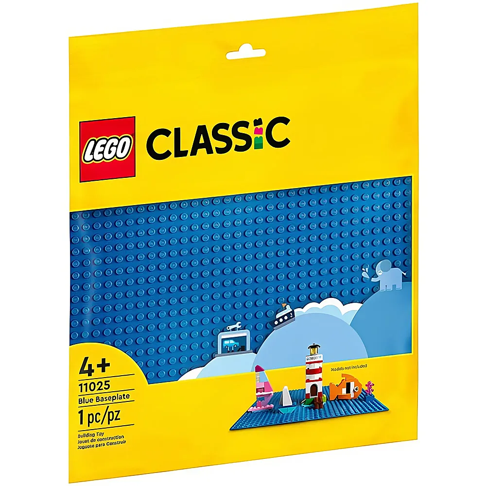 LEGO Classic Bauplatte Blau 11025