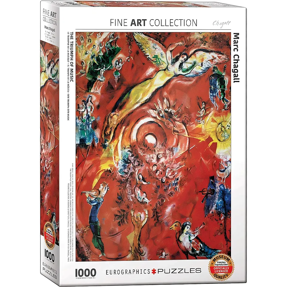 Eurographics Puzzle Fine Art Collection Marc Chagall - Der Triumph der Musik 1000Teile