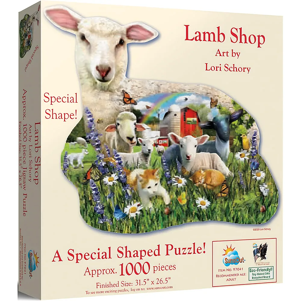 SunsOut Puzzle Lori Schory Lamb Shop - 1000 Teile