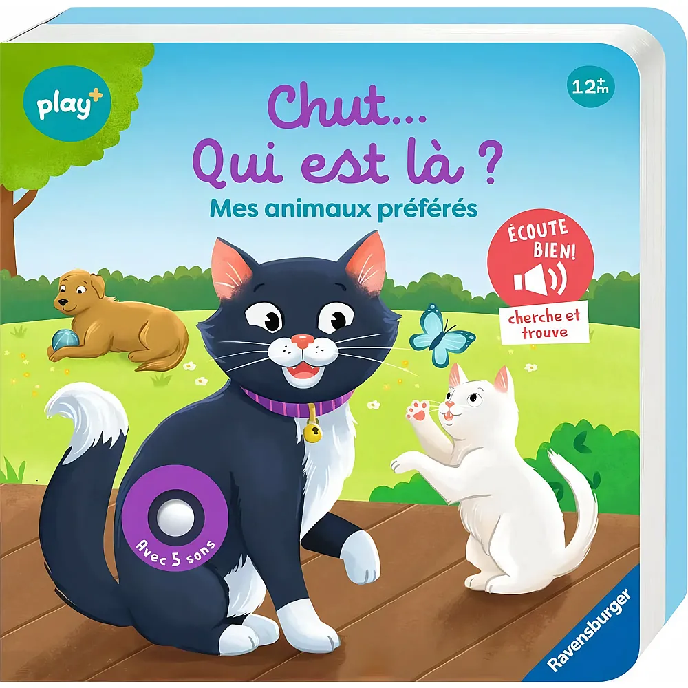Ravensburger play+ Chut... qui est l�  Mes animaux pr�f�r�s