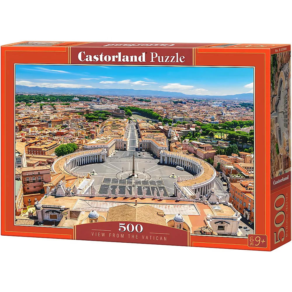 Castorland Puzzle Blick vom Vatikan - 500 Teile
