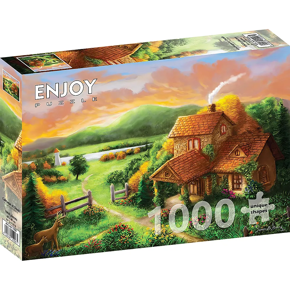 Enjoy Puzzle Cottage at Dusk - 1000 Teile