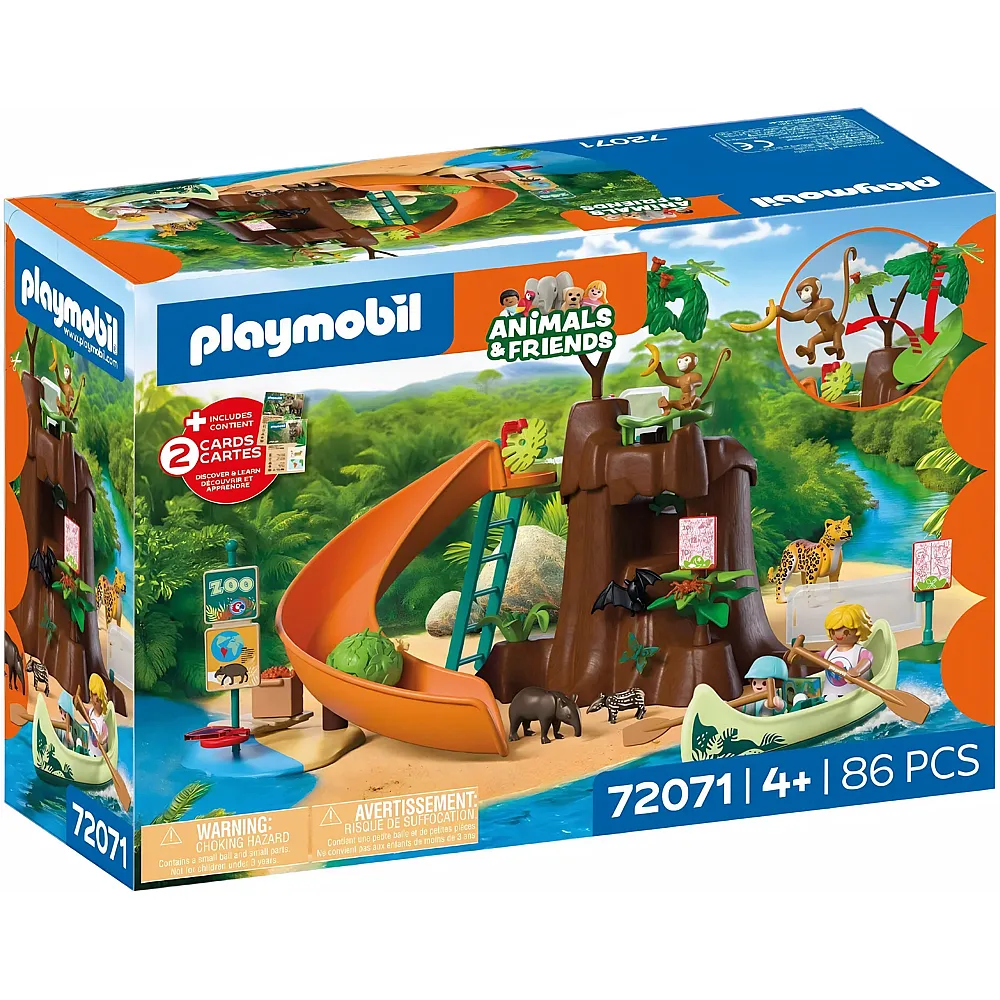 PLAYMOBIL Animals & Friends Zoo: Dschungelabenteuer 72071