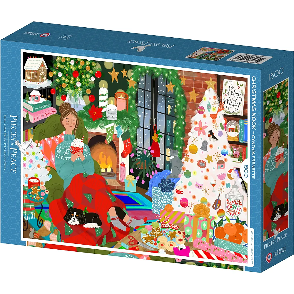 Pieces & Peace Puzzle Cynthia Frenette Weihnachtsecke 1500Teile