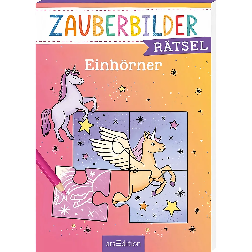 ars Edition Zauberbilder-R�tsel: Einhorn