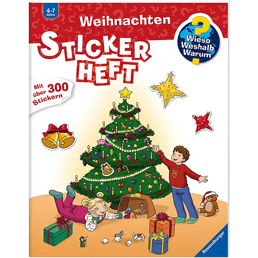 Ravensburger Wieso Weshalb Warum Stickerheft: Weihnachten