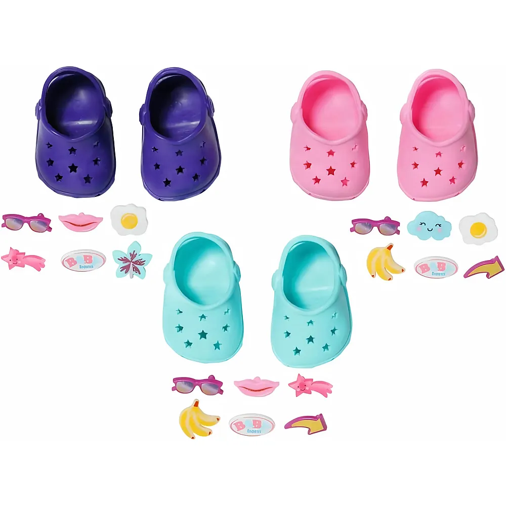 Zapf Creation BABY born Schuhe mit Pins assortiert Baby Born