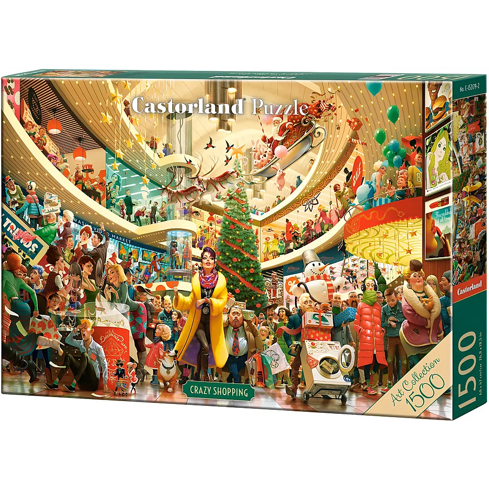 Castorland Puzzle Shopping-Rummel 1500Teile