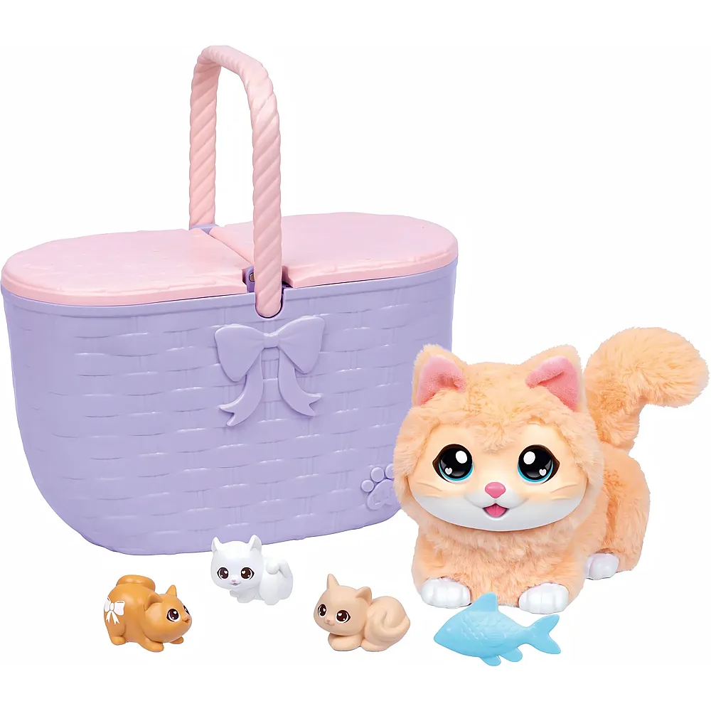 Moose Toys Mama Surprise Katze Little Live Pets, Mama-Katze, 3
