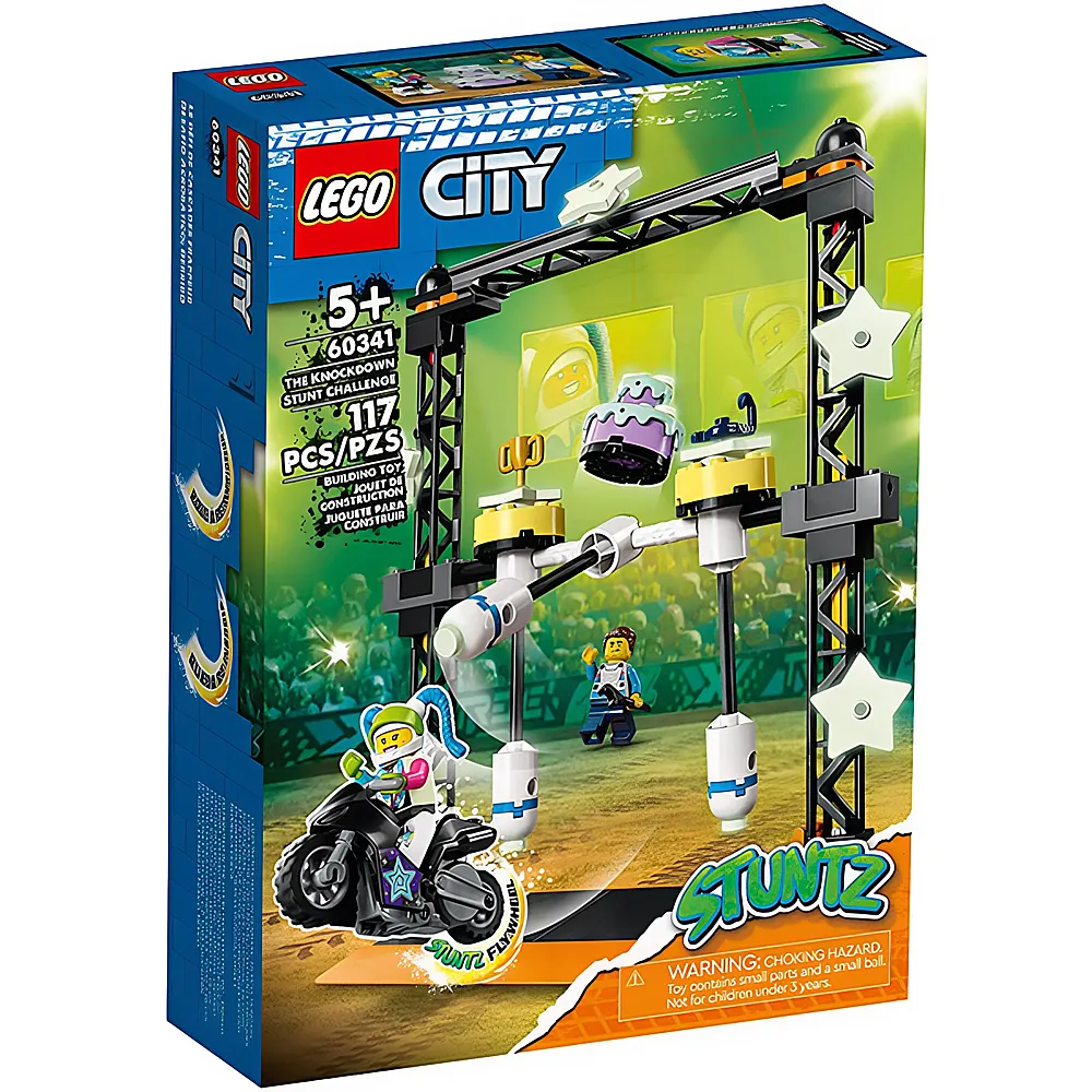 LEGO City Stuntz Umstoss-Stuntchallenge 60341