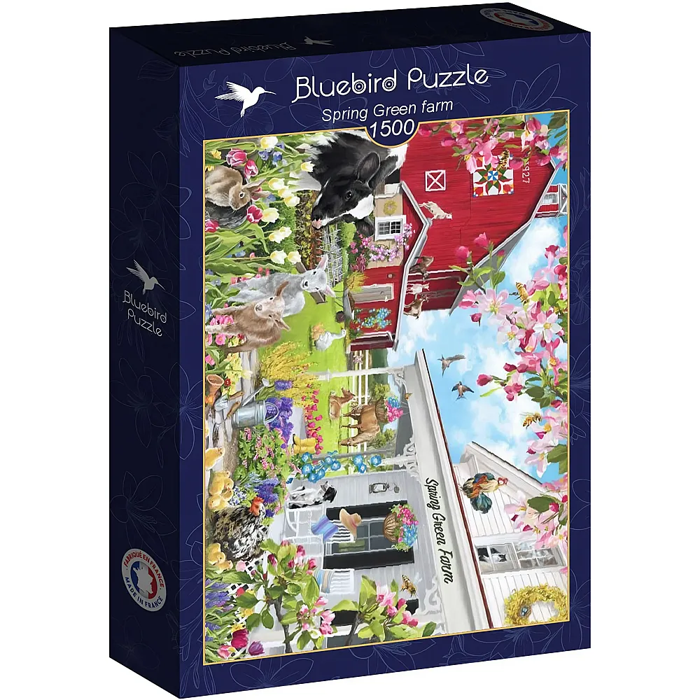 Bluebird Puzzle Spring Green Farm 1500Teile
