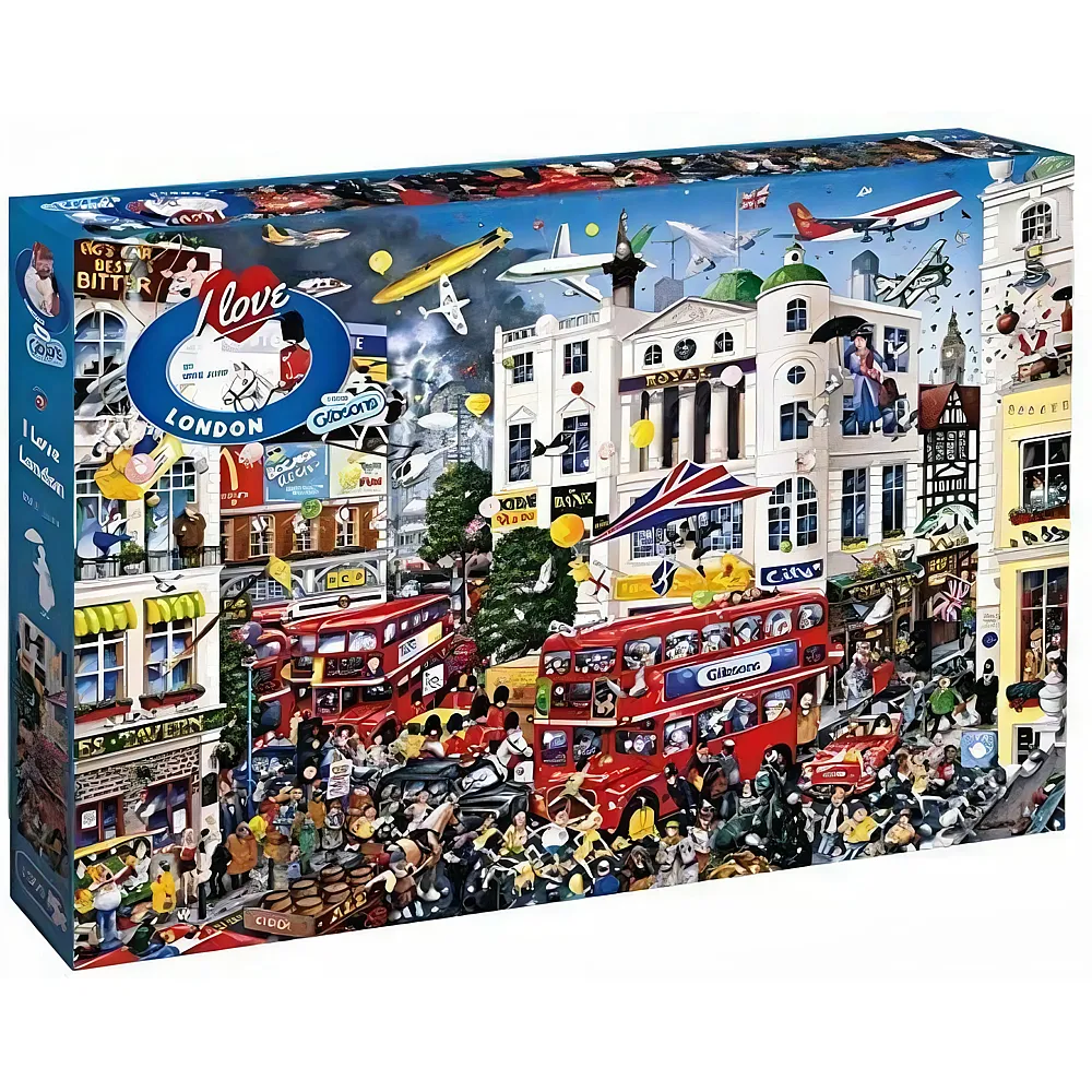 Gibsons Puzzle Mike Jupp I Love London - 1000 Teile