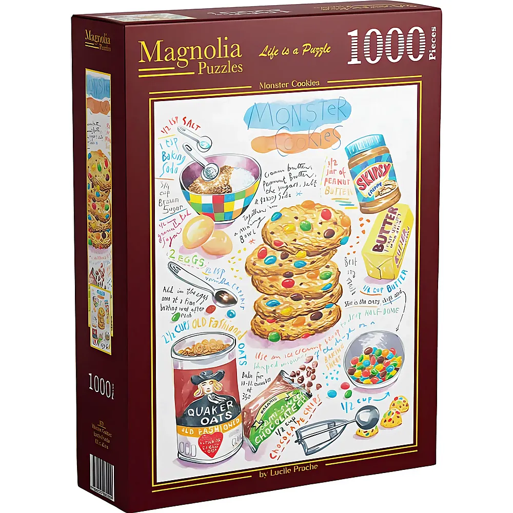 Magnolia Puzzle Monster-Kekse 1000Teile