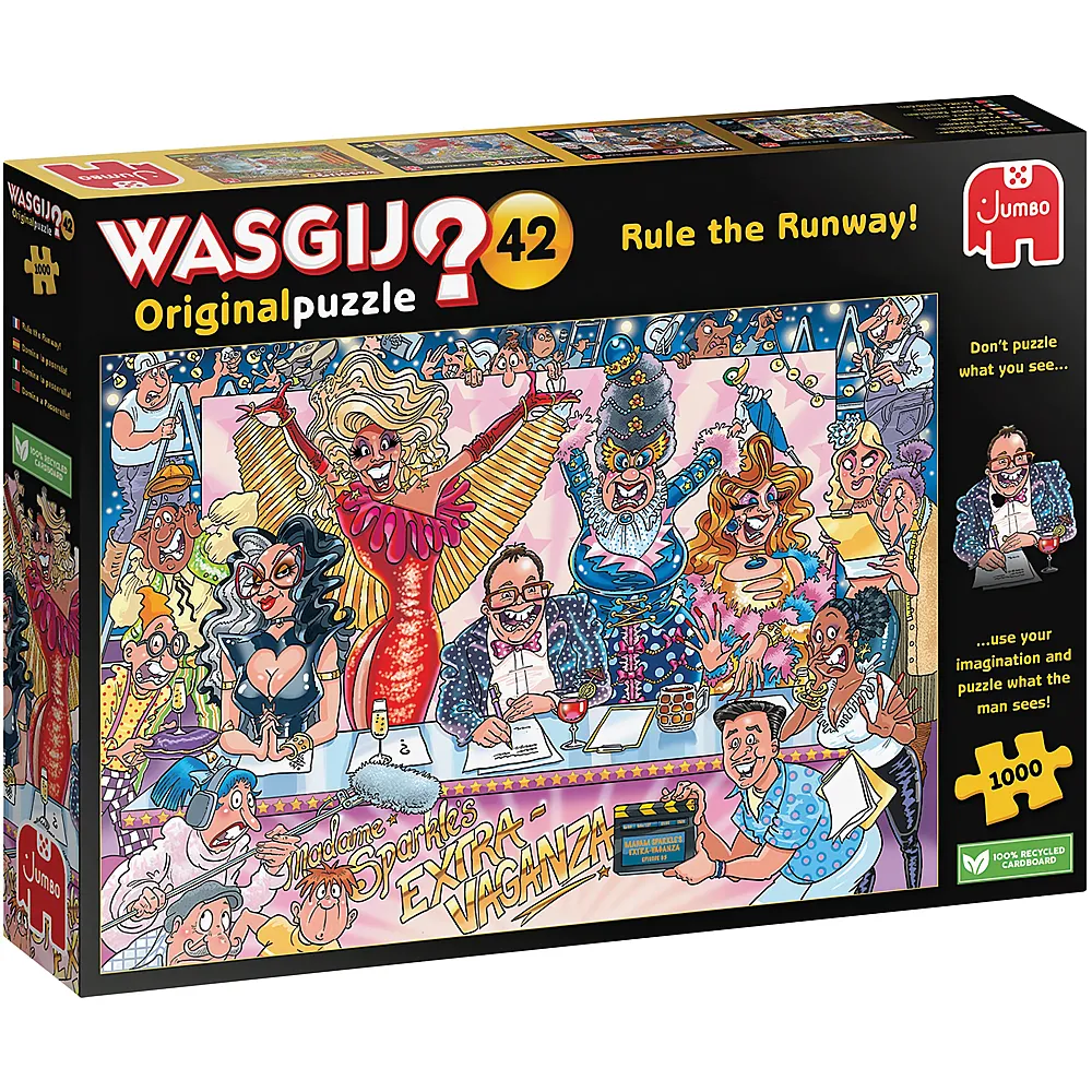 Jumbo Puzzle Original WASGIJ - Rule the Runway 1000Teile