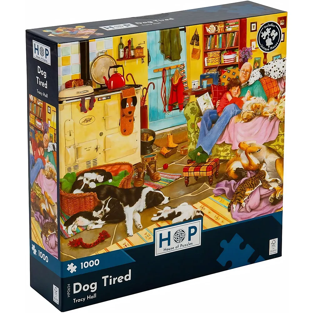 HOP - House of Puzzles Hunde m�de 1000Teile