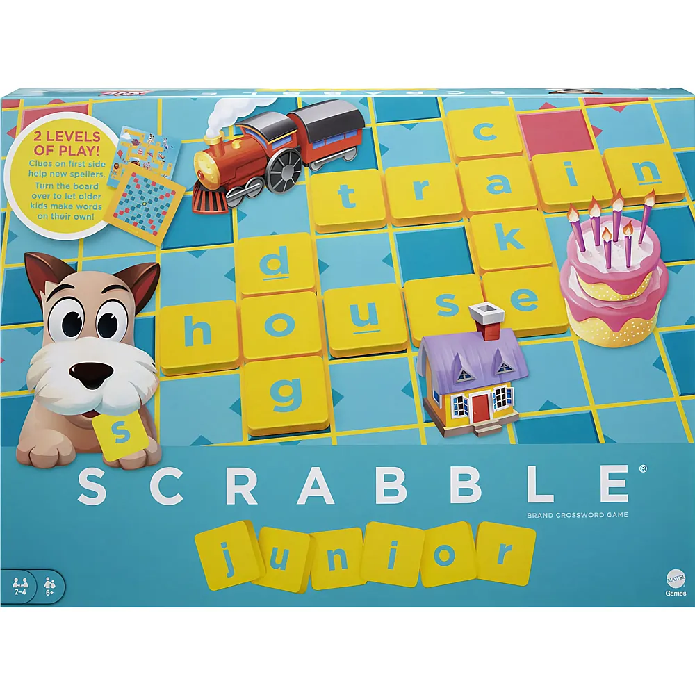 Mattel Games Scrabble Junior Board Game FR