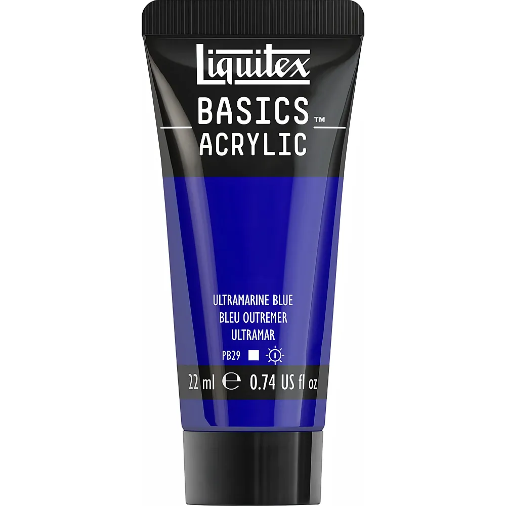 Liquitex Lqx Basics Acrylfarbe 22ml Tube Ultramarinblau
