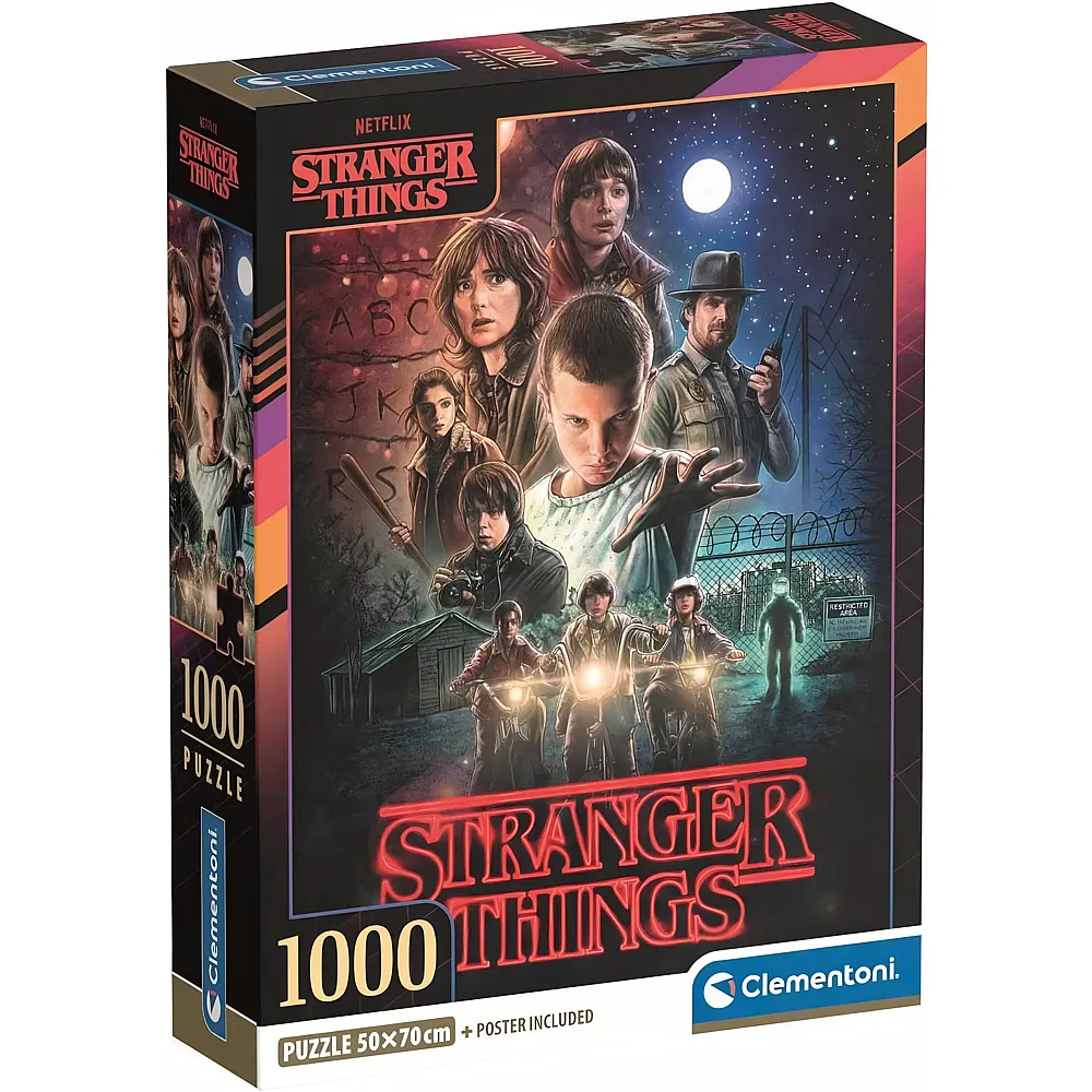Clementoni Puzzle Stranger Things S01 - 1000 Teile