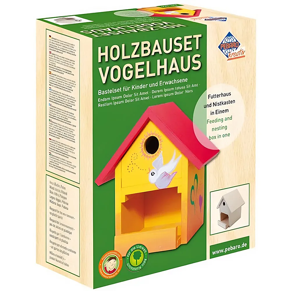 Pebaro Holzbauset Vogelhaus | Werken & S�gen