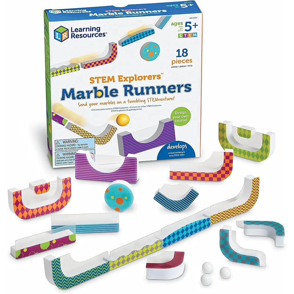 Learning Resources Mint Explorers Kugellabyrinth - 18 Teile