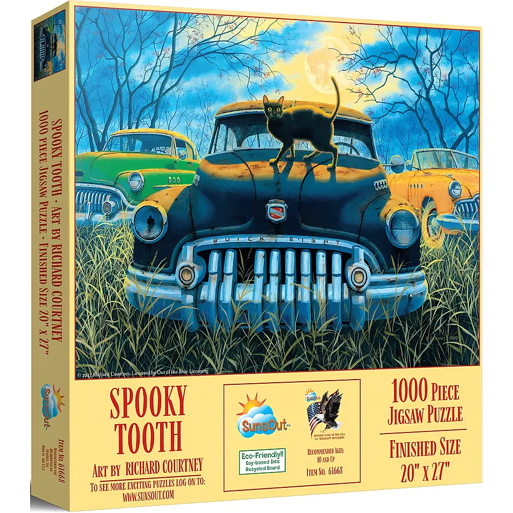 SunsOut Puzzle Richard Courtney Spooky Tooth - 1000 Teile