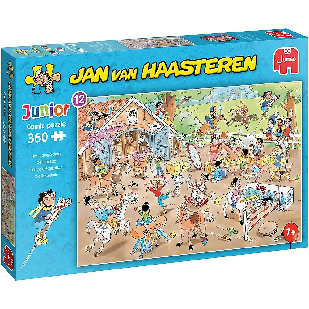Jumbo Puzzle Jan van Haasteren - Die Reitschule 360Teile
