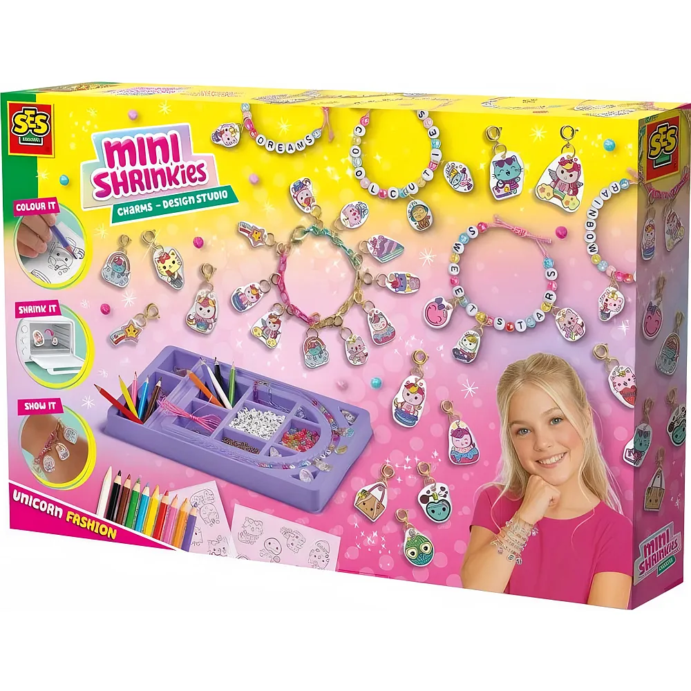 SES Kreativ Charms Design Studio Mini Shrinkies