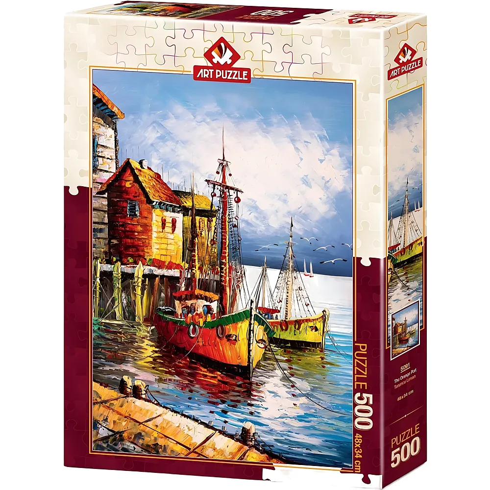 Art Puzzle The Orange Port - 500 Teile