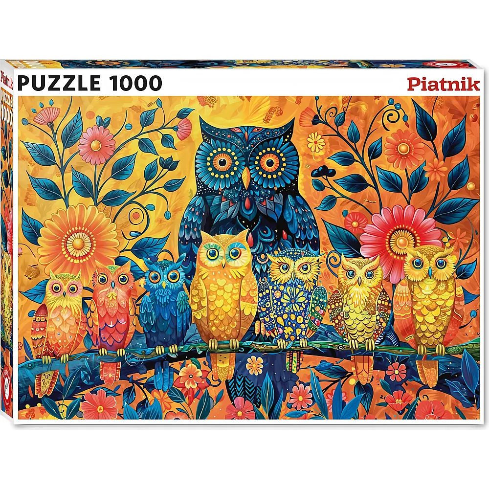 Piatnik Puzzle Eulen - 1000 Teile