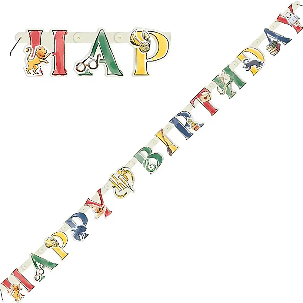 Unique Harry Potter Girlande Happy Birthday | Partydeko