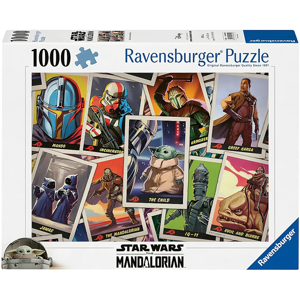 Ravensburger Puzzle Star Wars The Mandalorian 1000Teile