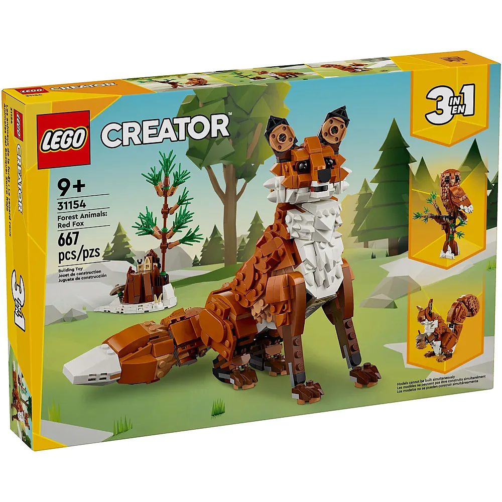 LEGO Creator 3in1 Waldtiere: Rotfuchs 31154