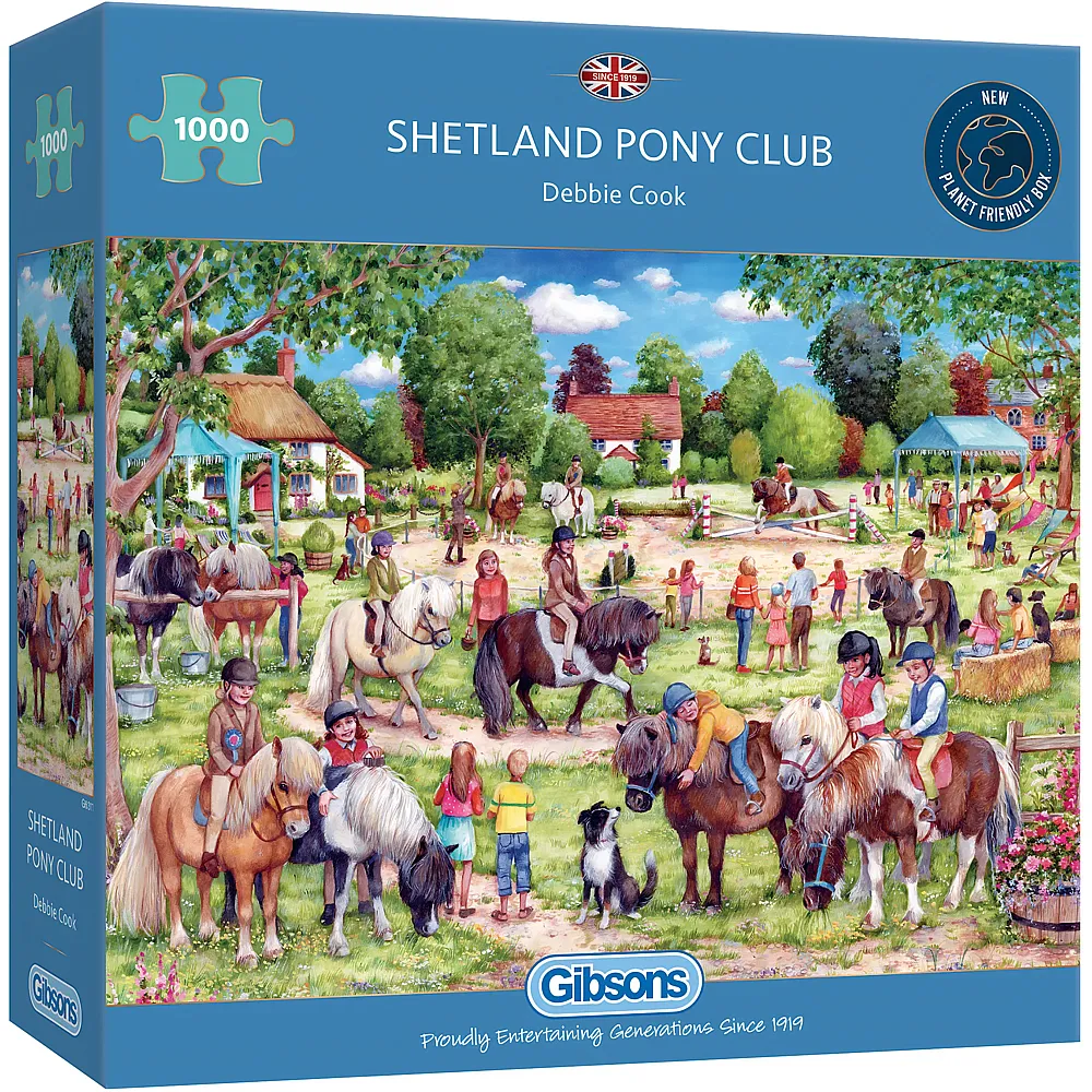 Gibsons Puzzle Shetland Pony Club 1000Teile