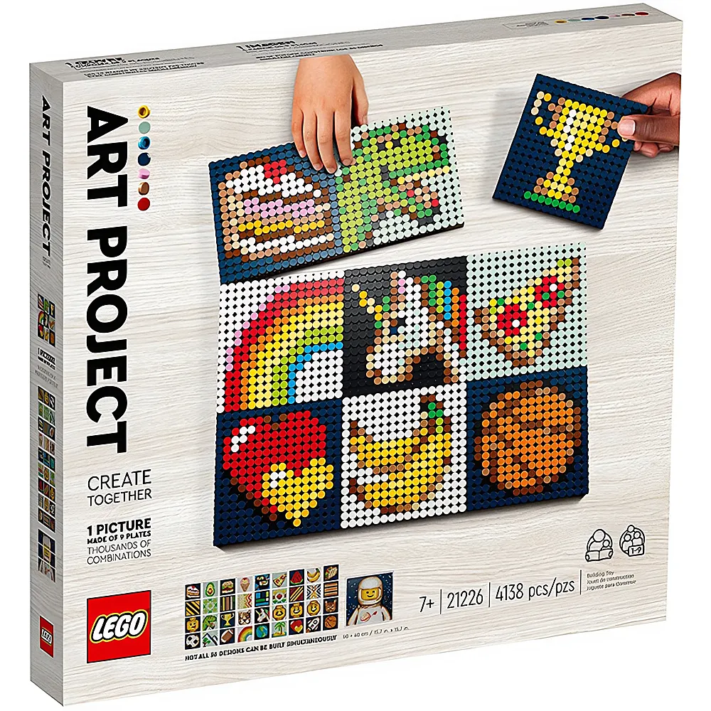 LEGO Art Gemeinsames Kunstprojekt 21226