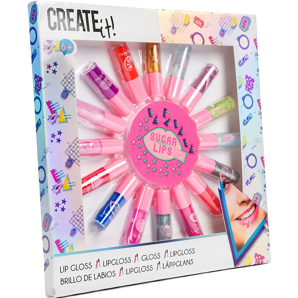 Create It Poptastic Mini Lipgloss - 16 Teile