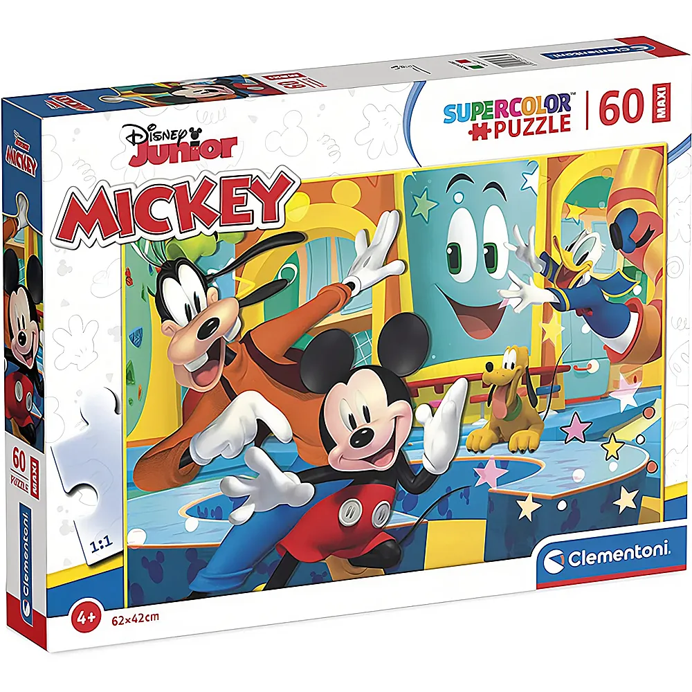 Clementoni Puzzle Supercolor Maxi Mickey Mouse 60XXL