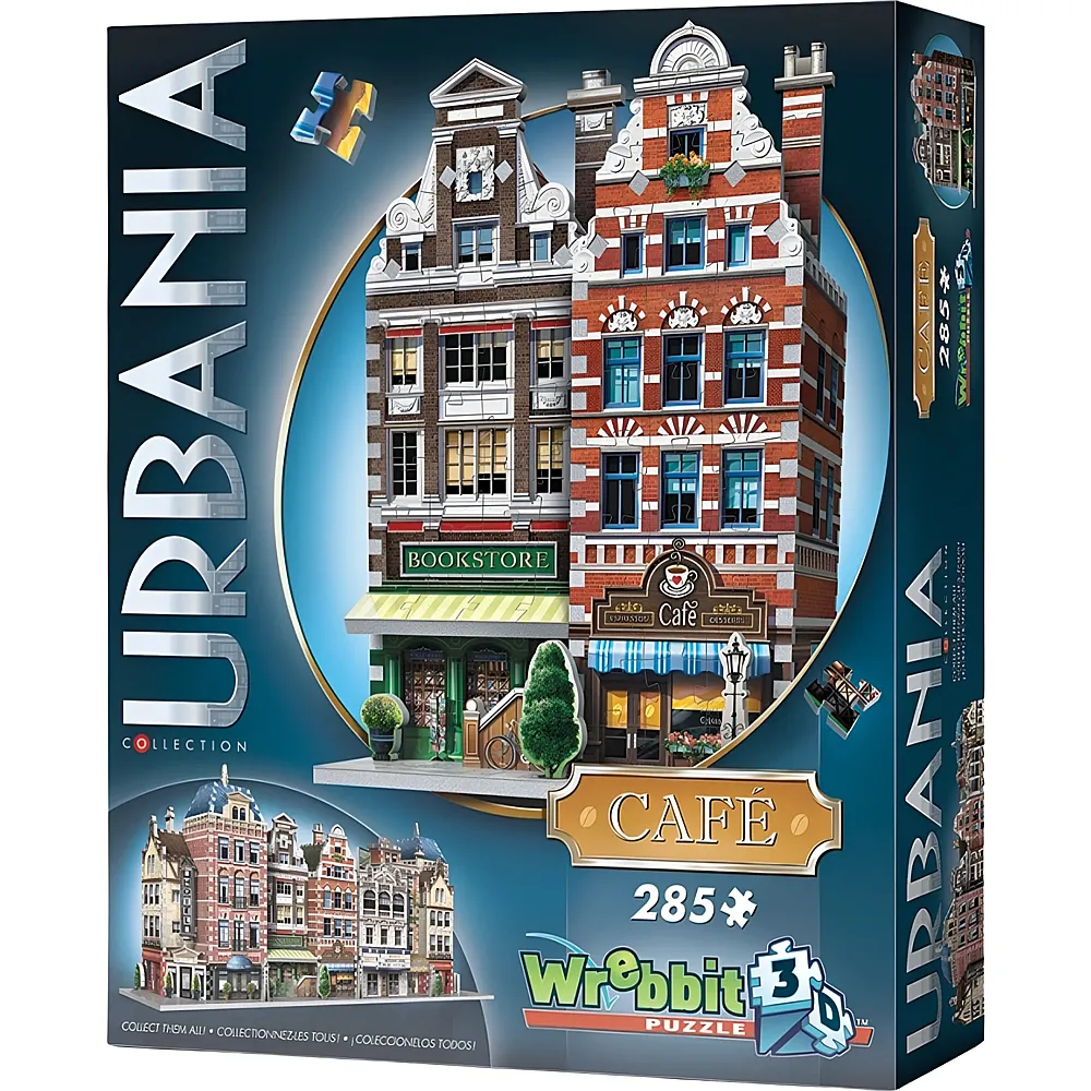 Wrebbit Puzzle Urbania Collection 3D Caf� 285Teile