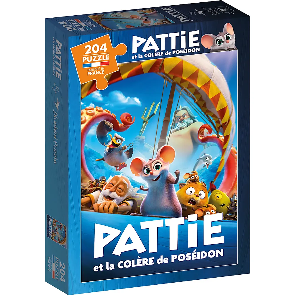 Bluebird Puzzle Pattie und der Zorn des Poseidon - 204 Teile