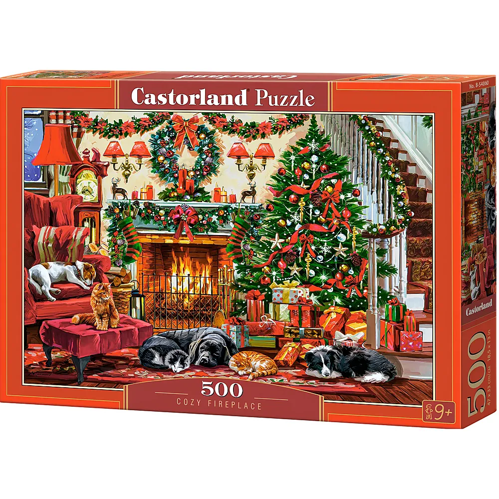 Castorland Puzzle Gem�tlicher Kamin 500Teile