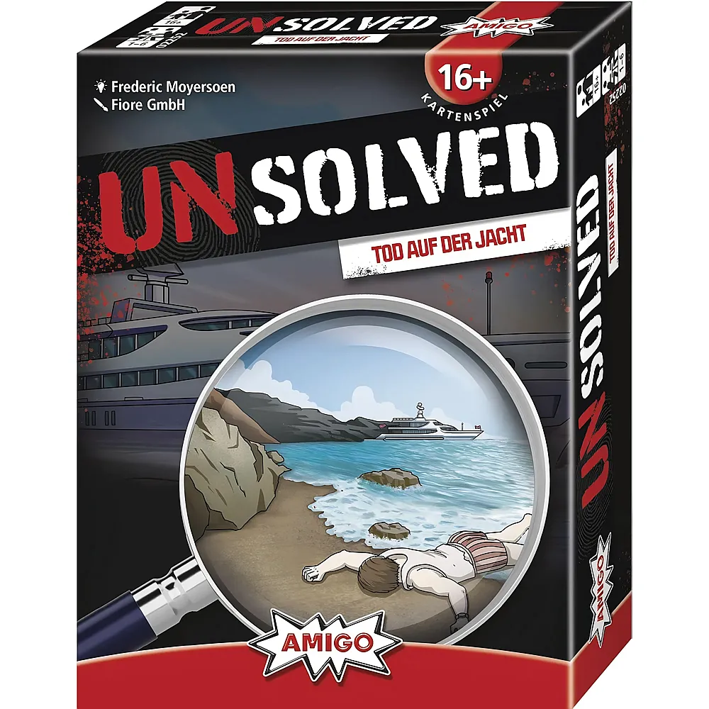 Amigo Spiele Unsolved - Tod auf der Jacht